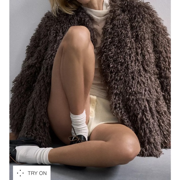 ZW COLLECTION FAUX FUR COAT